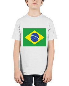 Brazil 488# - world flags - Youth Tee Unisex
