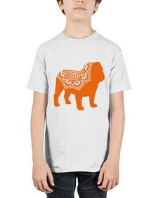 BulldogMandala 281# - mandala - Youth Tee Unisex