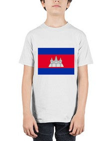 Cambodia 537# - world flags - Youth Tee Unisex