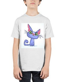 Cat 68# - cartoon animals - Youth Tee Unisex