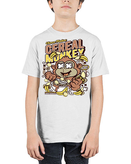 Cereal Monkey - monkey - Youth Tee Unisex