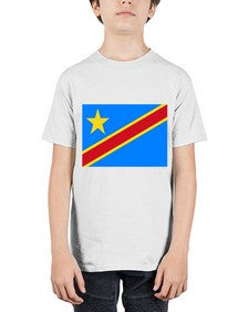 Congo Democratic Republic of the 613# - world flags - Youth Tee Unisex