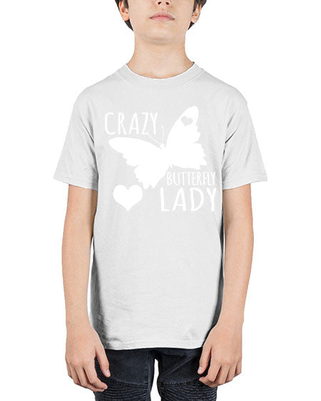 Crayz butterfly lady - butterfly - Youth Tee Unisex