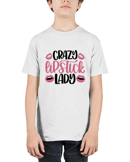 Crazy Lipstick Lady Style 107# - beauty - fashion - Youth Tee Unisex