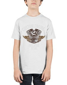 Custom engine 14# - motorcycle - Youth Tee Unisex