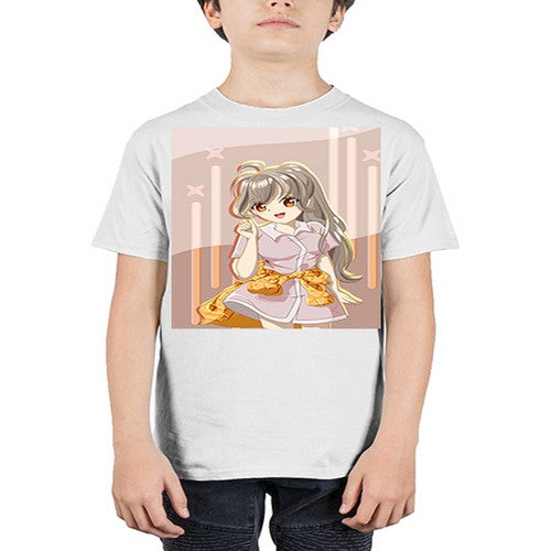 Cute and happy girl with picnic outfit 10# - anime - Youth Tee Unisex