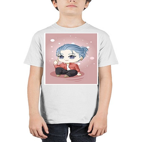 Cute little boy silver hair 78# - anime - Youth Tee Unisex
