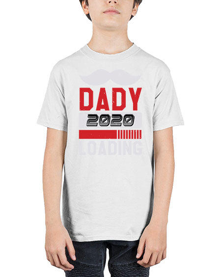 Dady Loading Style 70# - baby shower - Youth Tee Unisex
