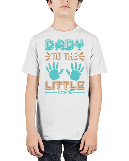 Dady to the little peanut Style 71# - baby shower - Youth Tee Unisex