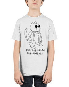 Distinguished Gentleman - cats - Youth Tee Unisex