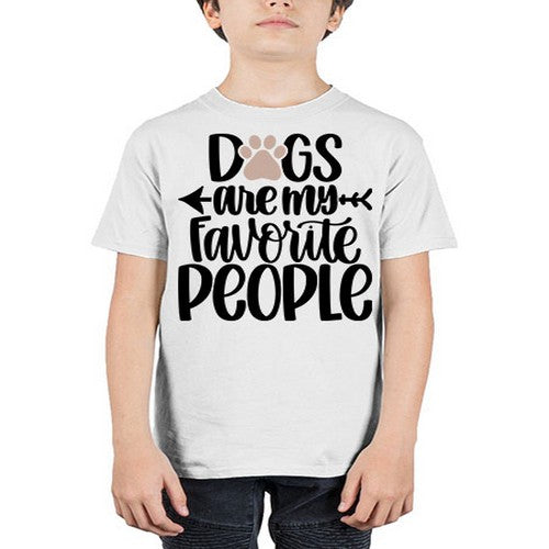 Dogs Are My Favorite People Style 22# - dogs - Youth Tee Unisex