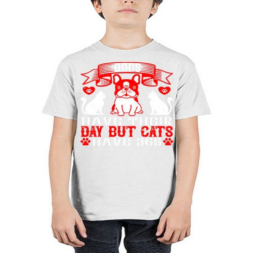 Dogs have their day but cats have Style 214# - dogs - Youth Tee Unisex
