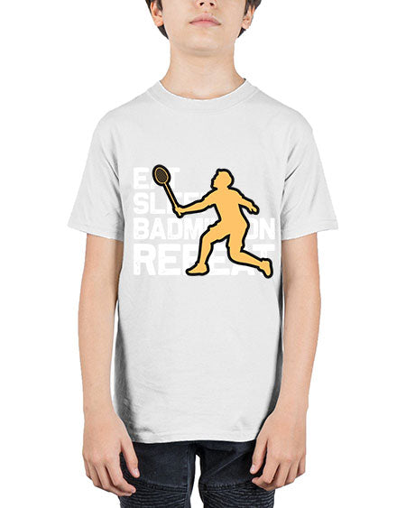Eat 1286# - badminton - Youth Tee Unisex