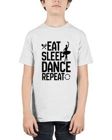 Eat sleep dance repeat 121# - ballet - Youth Tee Unisex