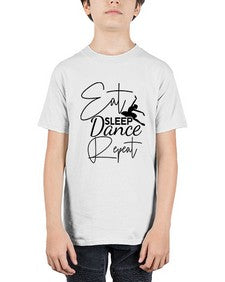 Eat sleep dance repeat 122# - ballet - Youth Tee Unisex