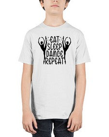 Eat sleep dance repeat 123# - ballet - Youth Tee Unisex