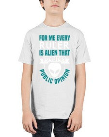Every ruler is an alien 52# - ufo - Youth Tee Unisex