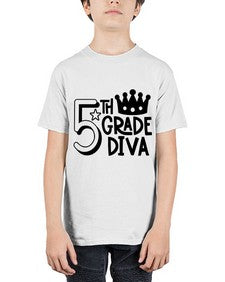 Fifth Grade Diva 64# - fifth grade - Youth Tee Unisex