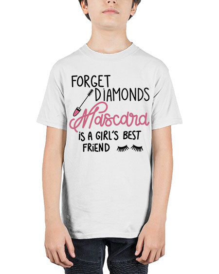 Forget Diamonds Mascara is a Girls Best Friend Style 100# - beauty - fashion - Youth Tee Unisex