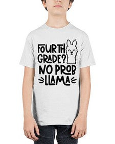 Fourth Grade No Prob 195# - fourth grade - Youth Tee Unisex