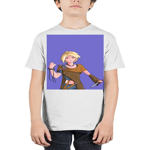 Girl hold knife 12# - anime - Youth Tee Unisex