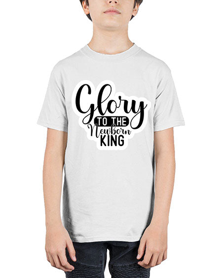 Glory To The Newborn King 320# - baby - Youth Tee Unisex