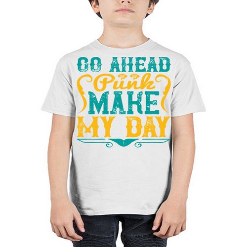 Go Ahead Punk Make My Day Style 45# - dogs - Youth Tee Unisex