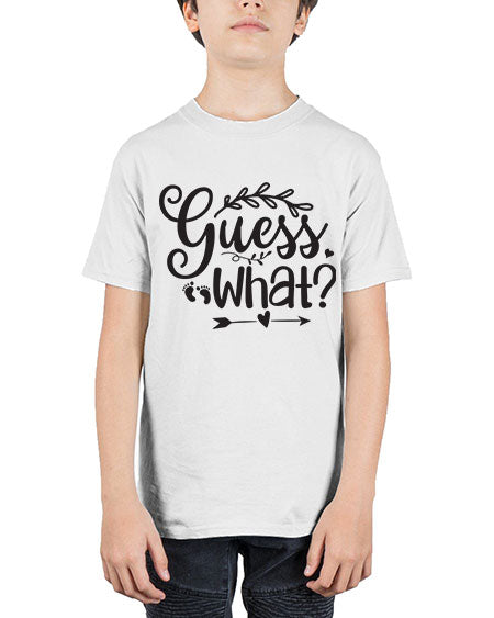 Guess what 323# - pregnancy - Youth Tee Unisex
