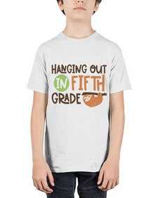 Hanging Out in Fifth 232# - fifth grade - Youth Tee Unisex