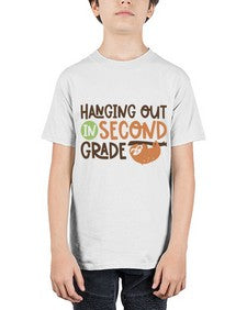 Hanging Out in Second 235# - second grade - Youth Tee Unisex