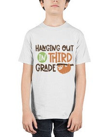 Hanging Out in Third 236# - third grade - Youth Tee Unisex