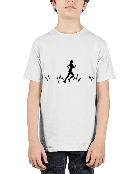 Heart Beat Runner girl - sports general - Youth Tee Unisex