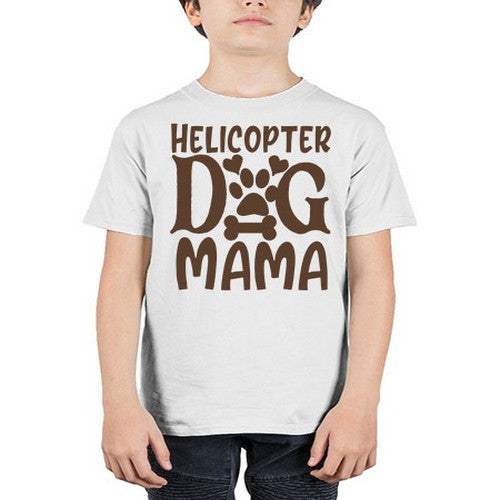 Helicopter Dog Mama Style 87# - dogs - Youth Tee Unisex