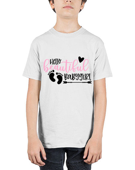 Hello Beautiful Babygirl Style 327# - baby - Youth Tee Unisex