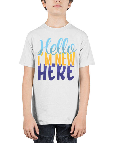Hello Im New Here Style 87# - baby - Youth Tee Unisex