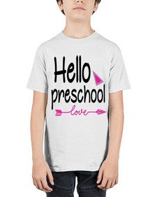 Hello preschool 317# - prek headstart - Youth Tee Unisex