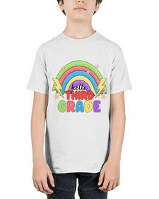 Hello third Grade Rainbow 348# - third grade - Youth Tee Unisex