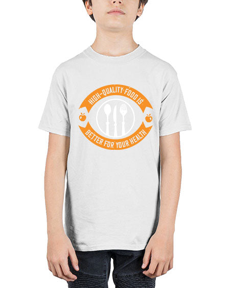 Highquality food is better for your health Style 36# - world health day - Youth Tee Unisex