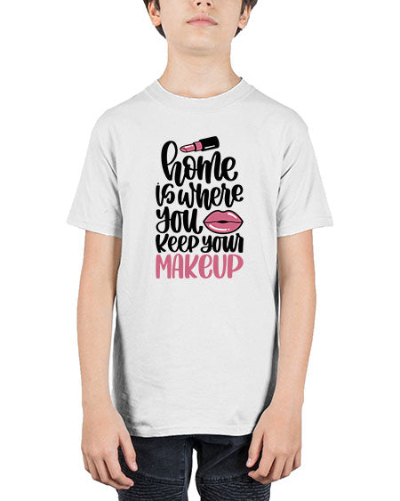 Home Is Where You Keep Your Makeup Style 87# - beauty - fashion - Youth Tee Unisex