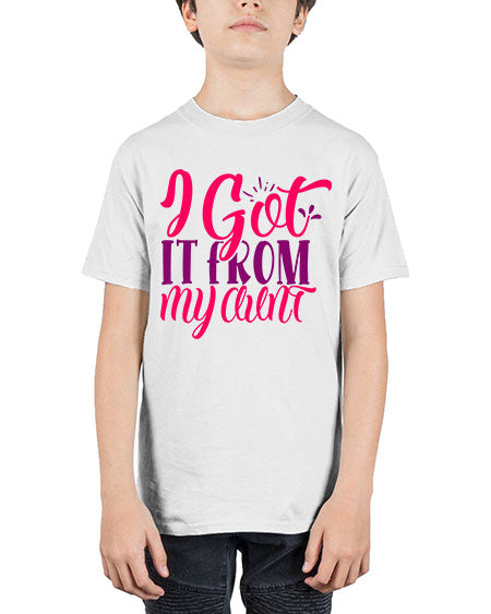 I Got It From My Aunt Style 94# - baby - Youth Tee Unisex