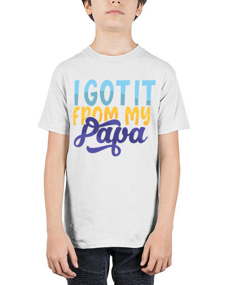 I Got It From My Papa Style 98# - baby - Youth Tee Unisex