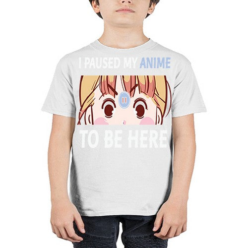 I Paused My Anime To Anime 244# - anime - Youth Tee Unisex