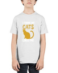 I Think My Cats - cats - Youth Tee Unisex