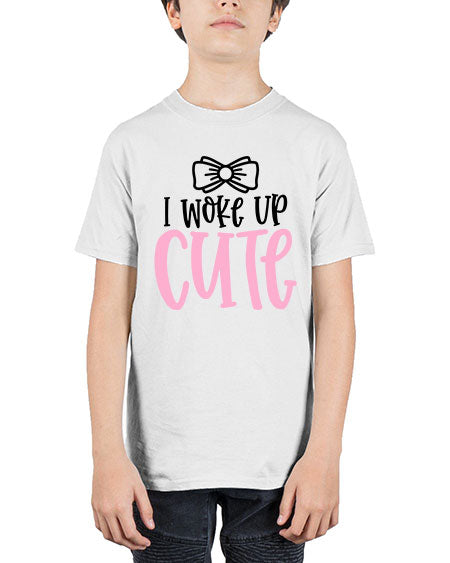 I Woke Up Cupe Style 347# - baby - Youth Tee Unisex