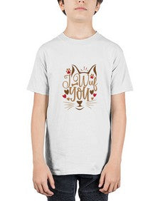 I Wuf You Style 16# - cats - Youth Tee Unisex