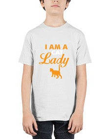 I am a cat lady - cats - Youth Tee Unisex