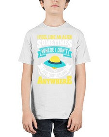 I feel like an alien sometimes where i dont belong 11# - ufo - Youth Tee Unisex
