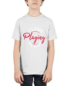I love playing and alien 19# - ufo - Youth Tee Unisex