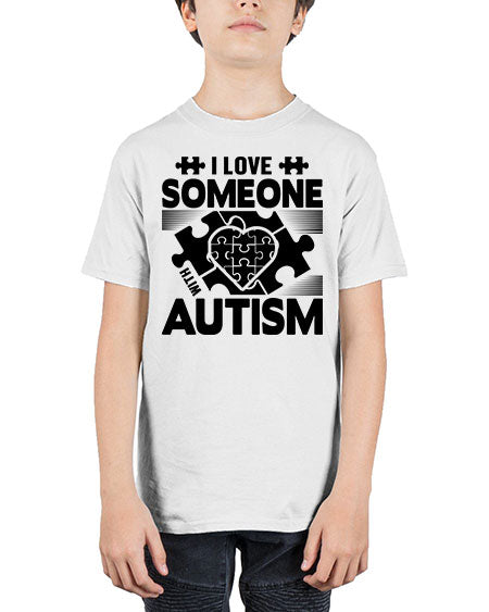 I love someone Style 47# - autism - Youth Tee Unisex