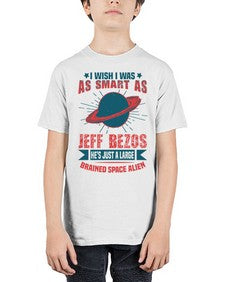 I wish i was as smart as jeff bezos 25# - ufo - Youth Tee Unisex